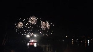 Фестиваль фейерверков "Серебряная ладья" в Костроме. К