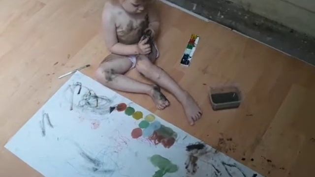 САМОЕ ГЛАВНОЕ НАЧАТЬ...💞ЛЮБОВЬ К КРАСКАМ🥰 смотреть онлайн