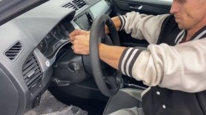 Снятие руля на Шкода Фабия 3 поколения