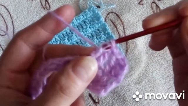 САМЫЙ ПРОСТОЙ И ЛЕГКИЙ УЗОР крючком ДЛЯ новичковкрючком вяжемурокивязания10HZ