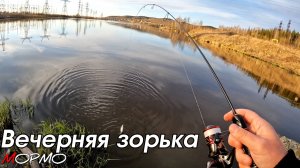 Мормышинг на вечерней зорьке. Наноджиг Ультралайт