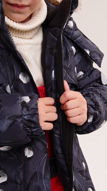 WP312714 BLACK Костюм зимний Premont для девочки смотреть онлайн