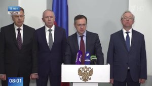 Российская делегация ждет начала переговоров с представителями Украины в 10:00