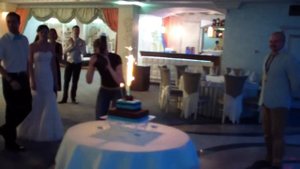 Вынос Торта.  Свадьба Кирилла и Веры