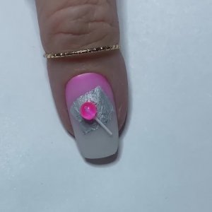 3д дизайн ногтей. Лепка на ногтях