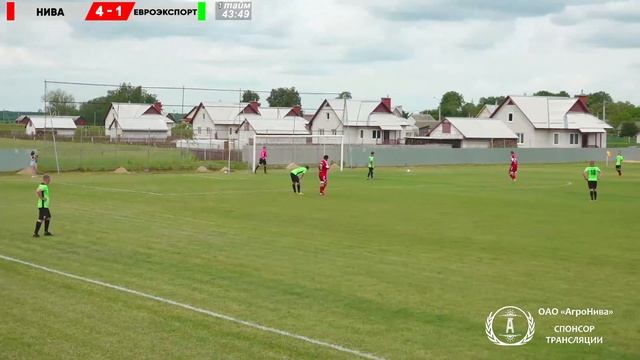 ФК "НИВА" - ФК "ЕВРОЭКСПОРТ". Чемпионат Беларуси 2022, Вторая лига. 8-й тур. 18.06.2022 г. смотреть онлайн