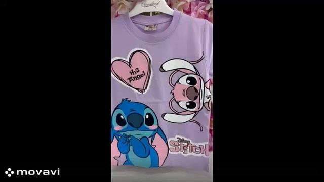 Детски комплект блуза, къси панталони Стич смотреть онлайн