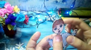 Бумажный мини реборн