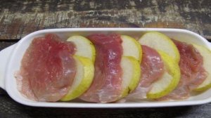 Запеченная свинина с грушами