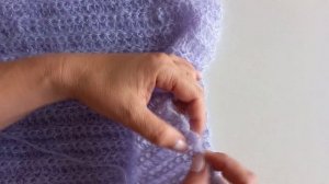 Джемпер резинкой крючком.