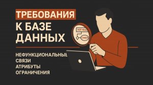 Оформление требований к базе данных