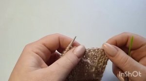 Закрытие петель иглой . Два способа.