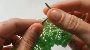 Узор спицами ,,Ажурное пике,,🌺🌺🌺