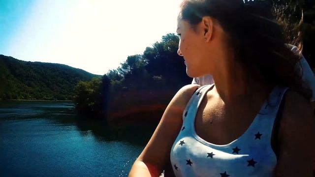 Плаваємо біля водоспадів. Підводний човен, Задар, Парк КРКА Хорватія смотреть онлайн