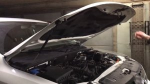 Газовый упор капота на VW AMAROK