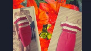 Вязаные топы крючком