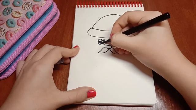 Рисуем Деда Мороза смотреть онлайн