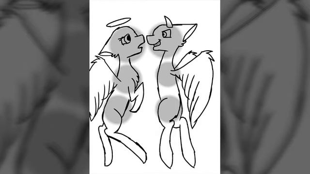 (IbisPaint) Пони ангел и демон (Angel and Demon) смотреть онлайн