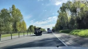 ⚡️На вяземской дороге в Смоленске перевернулась машина