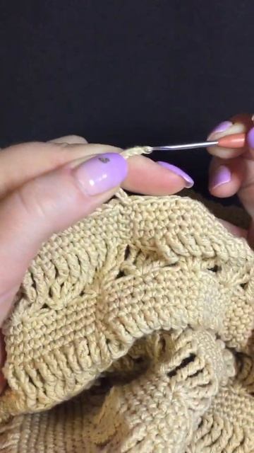 Узор крючком Кустики смотреть онлайн