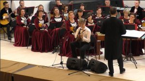 Буслович Ярослав с Оркестром русских народных инструментов «ОНЕГО». Е.Дербенко "Куриный Рок-н-ролл".