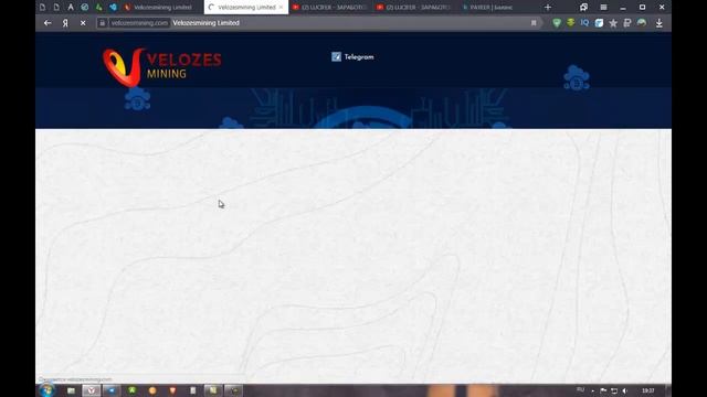 ОБЗОР - VELOZES MINING - ПОЛУЧАЕМ ОТ-3% ДО-9% ЕЖЕДНЕВНО ПЛЮС КРУТАЯ BOUNTY!