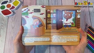 335303 Книжка на картоне Машенька и медведь