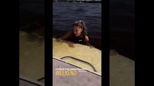 Агата Муцениеце и Иван Чуйков показали, как они отдыхают всей семьёй.