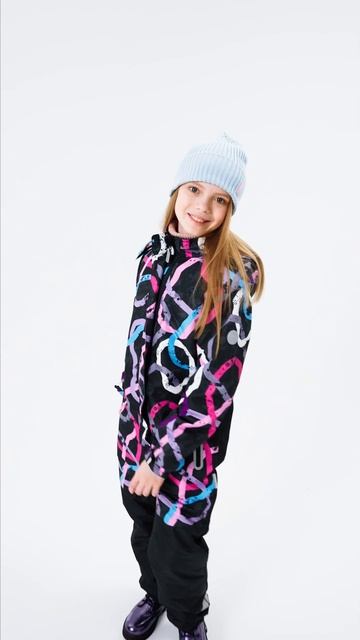 SP311101 PURPLE Комбинезон демисезонный Premont для девочки смотреть онлайн