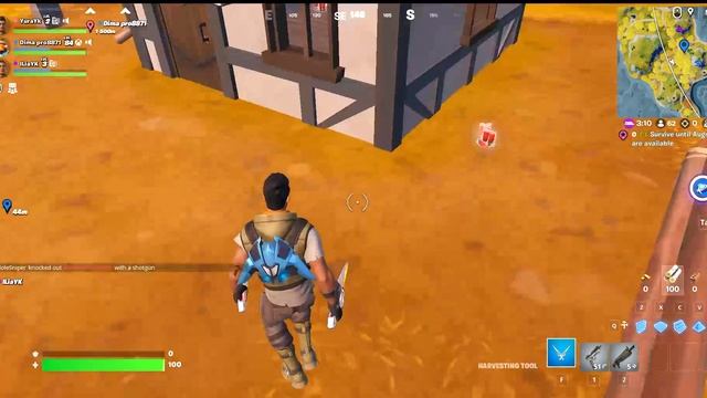 YuraMan и ДимаИгроман играют в форт найт с братом. смотреть онлайн