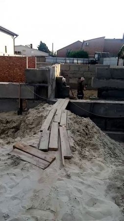 На новом объекте.