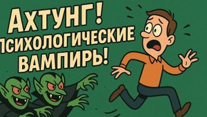 🎭 ТОКСИКИ. Метод №2 — «Психологические вампиры» 🧛♂️