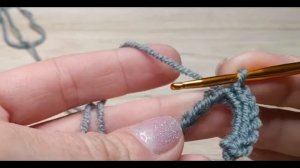 Поперечное вязание крючком. Резинка из соединительных столбиков