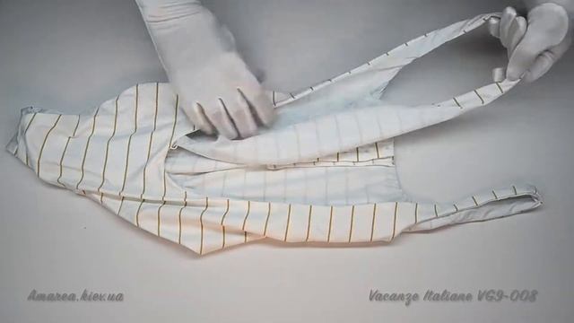 Vacanze Italiane VG9 008 Полосатый слитный купальник, бюстгальте смотреть онлайн