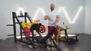 BRONZE GYM PL-1717 Жим ногами по углом 45 градусов и BRONZE GYM PL-1716 ягодичный мостик