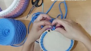 МК Корзина узором "Ротанг" Часть 1