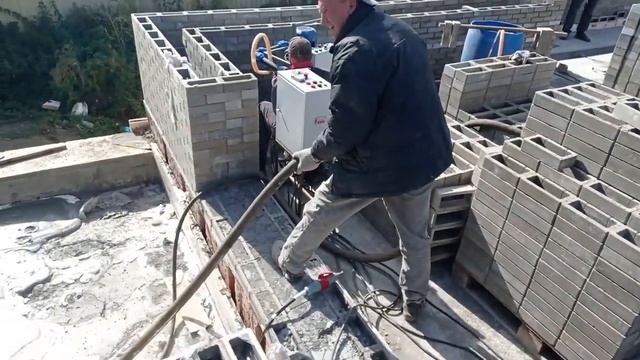 Заливка пенобетона в несъемную опалубку смотреть онлайн