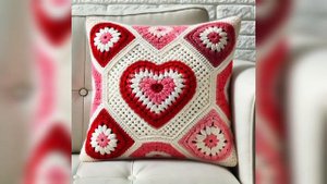 чехол для подушки крючком | идеи для чехла для подушки