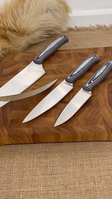 Кухонный набор из стали 65х13. Цена 12000 руб. Для заказа и за подробностями в комментарии. смотреть онлайн