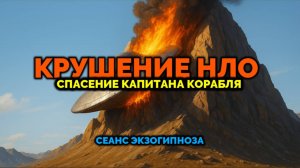КРУШЕНИЕ НЛО. СПАСЕНИЕ КАПИТАНА КОРАБЛЯ: СЕАНС ЭКЗОГИПНОЗА