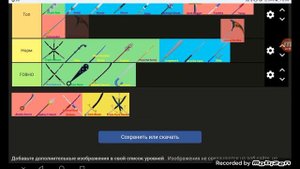 тир-лист мечей для фарма и для PvP моё мнение