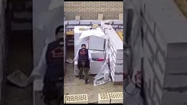 Газобетон, облицовка кирпичом работа мастеров! смотреть онлайн