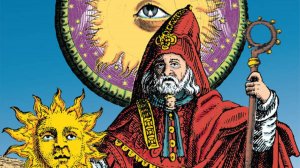 Белый диск на черном фоне