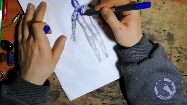 21. Школа "Сапфировая кисть" | Энергетический рисунок | Урок 13.2 Вечный Орг