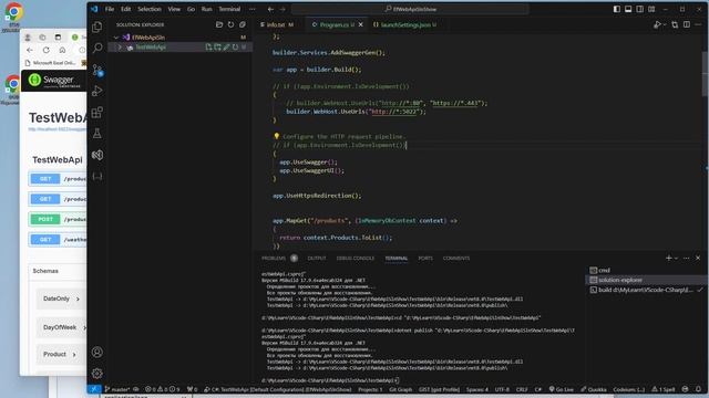0005 - продолжение 0004 - publish dotnet core webApi in IIS server