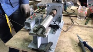 Станок для навивки спиралей (нихром ф 1,4 мм); Spiral winding machine