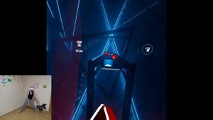 Сжигаем калории играя! Beat Saber на уровне Expert+