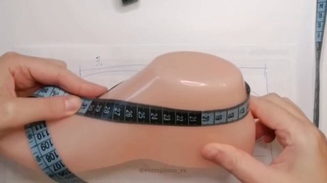 Снимаем мерки для следиков (спицы)