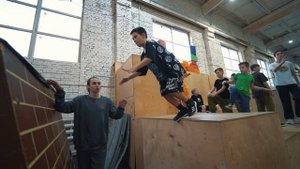 Паркур в WowSport, в Петербурге