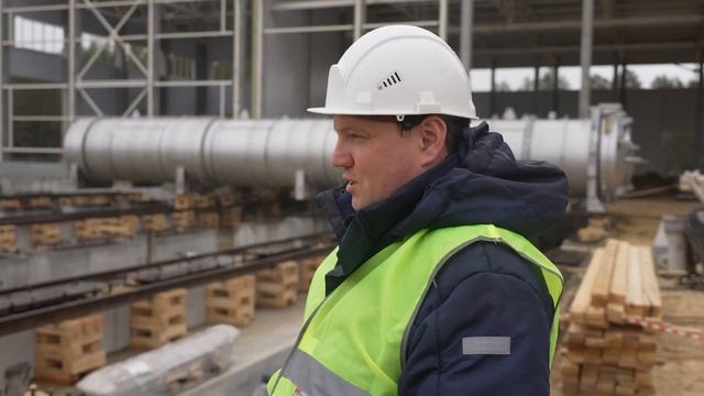 Монтаж автоклавов на строительной площадке 3 очереди завода "Теплит" смотреть онлайн